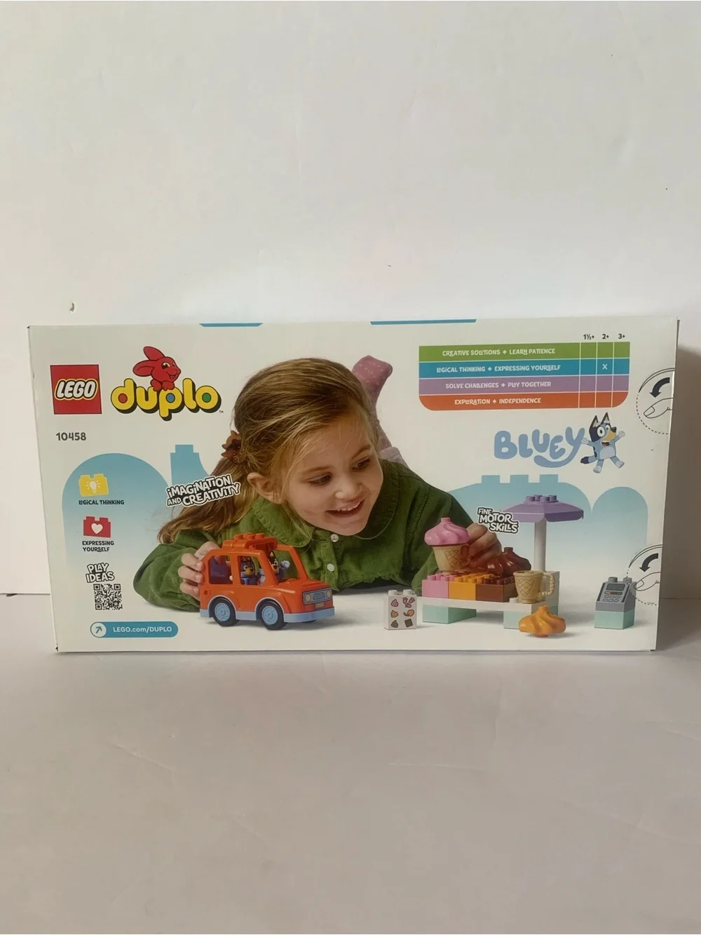 NIB. LEGO Duplo Bluey Ice Cream Trip Playset